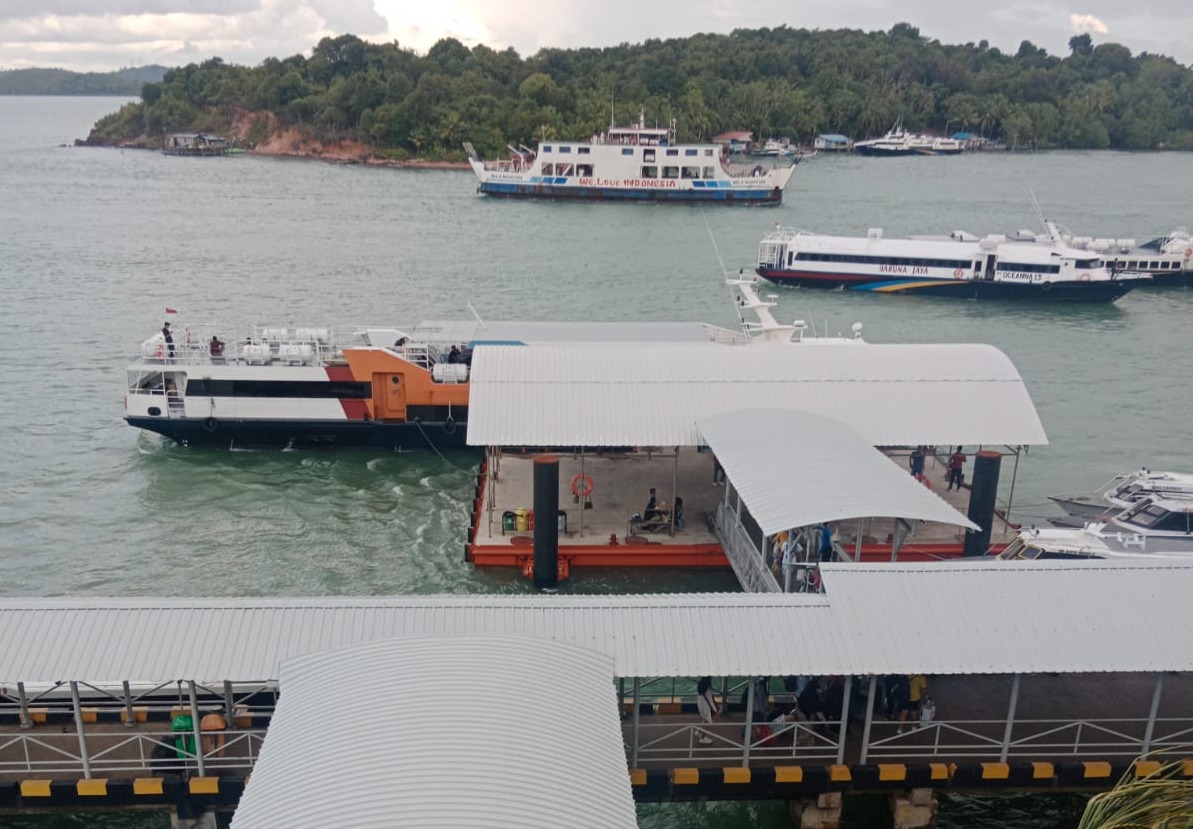 Wajah Pelabuhan Domestik Punggur Kian Mempesona