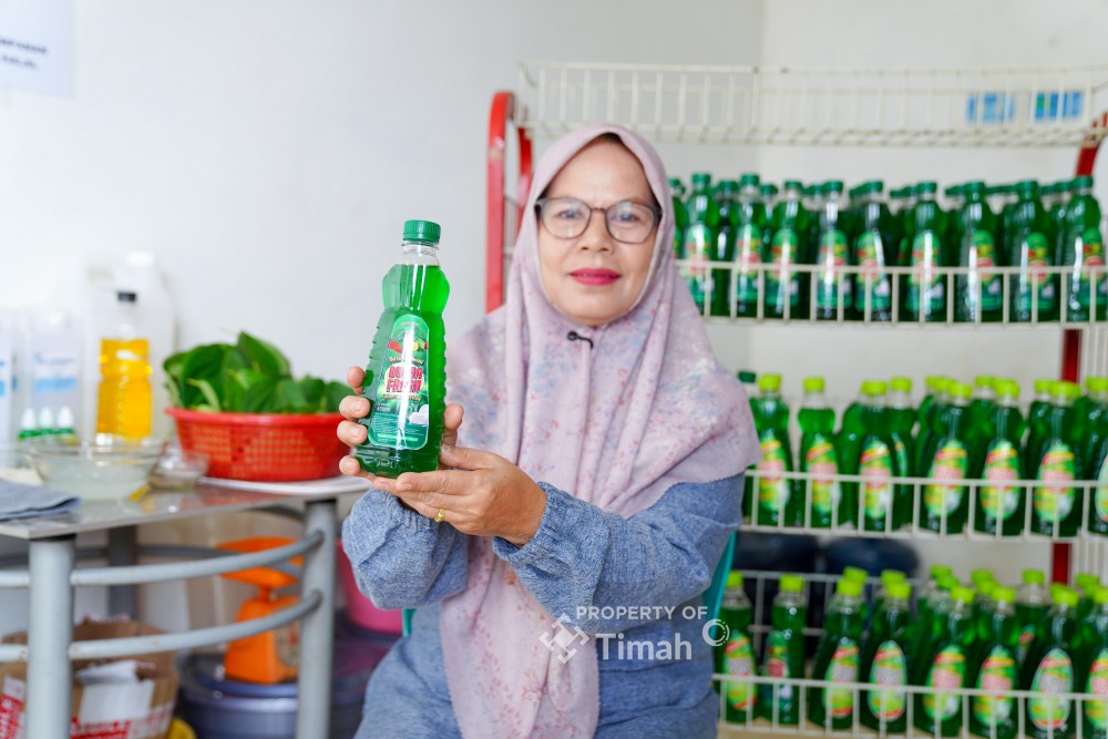 PT TIMAH Tbk Dorong Usaha Sabun Cuci Piring Bunda Fresh Naik Kelas