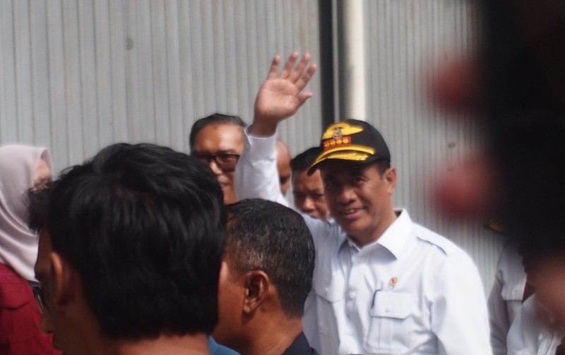 Kunjungan Menteri Pertanian RI, Andi Amran Sulaiman ke Kanwilsus Bea Cukai Kepri di Kabupaten Karimun