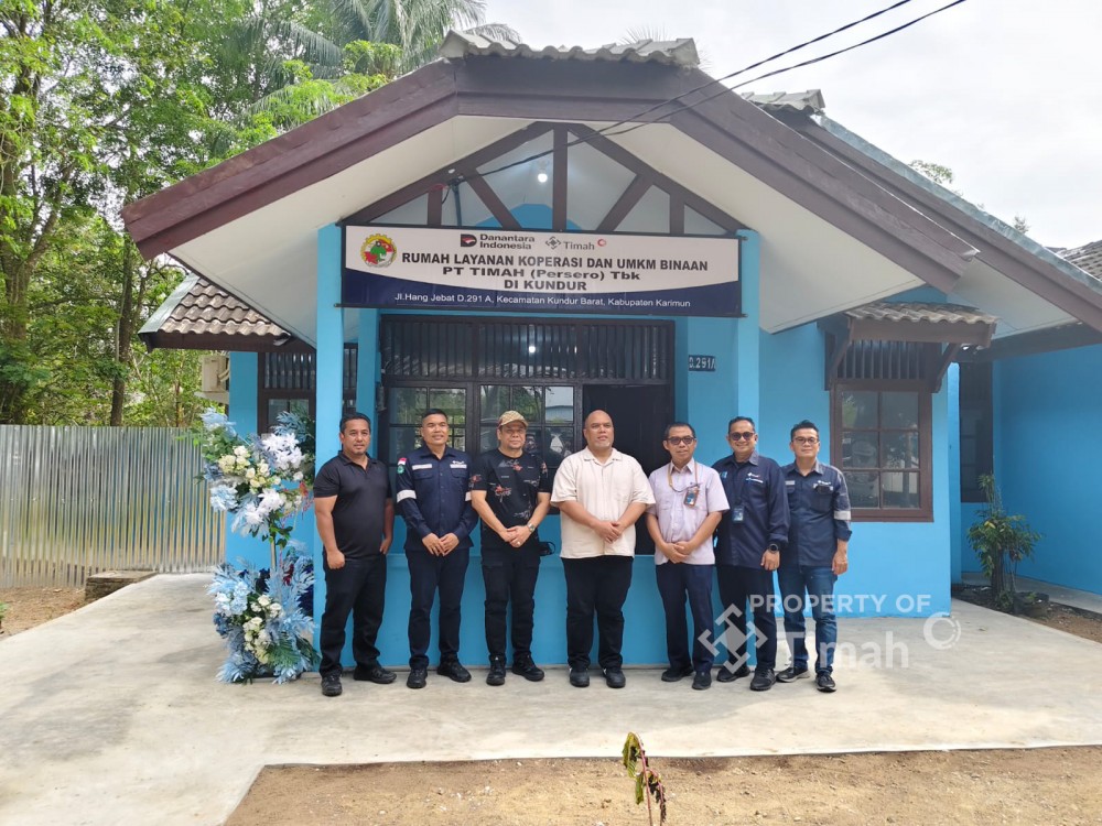 PT TIMAH Resmikan Rumah Layanan Koperasi dan UMKM di Pulau Kundur